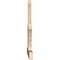 Ekena Millwork Richland Rough Sawn Timber Gable Bracket, Douglas Fir, 60"W x 35"H x 2"D x 4"F, 14/12 Pitch GBW060X35X0204RIC00RDF - alternate 3